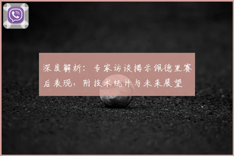 深度解析：专家访谈揭示佩德里赛后表现，附技术统计与未来展望